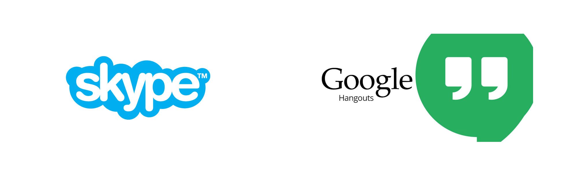 logo skype google